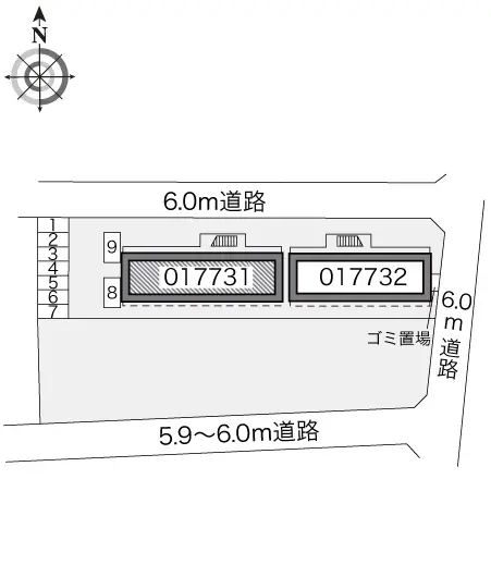 ★手数料０円★千葉市中央区蘇我５丁目 月極駐車場